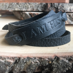 I Am His Leather Bracelet AWAKEN